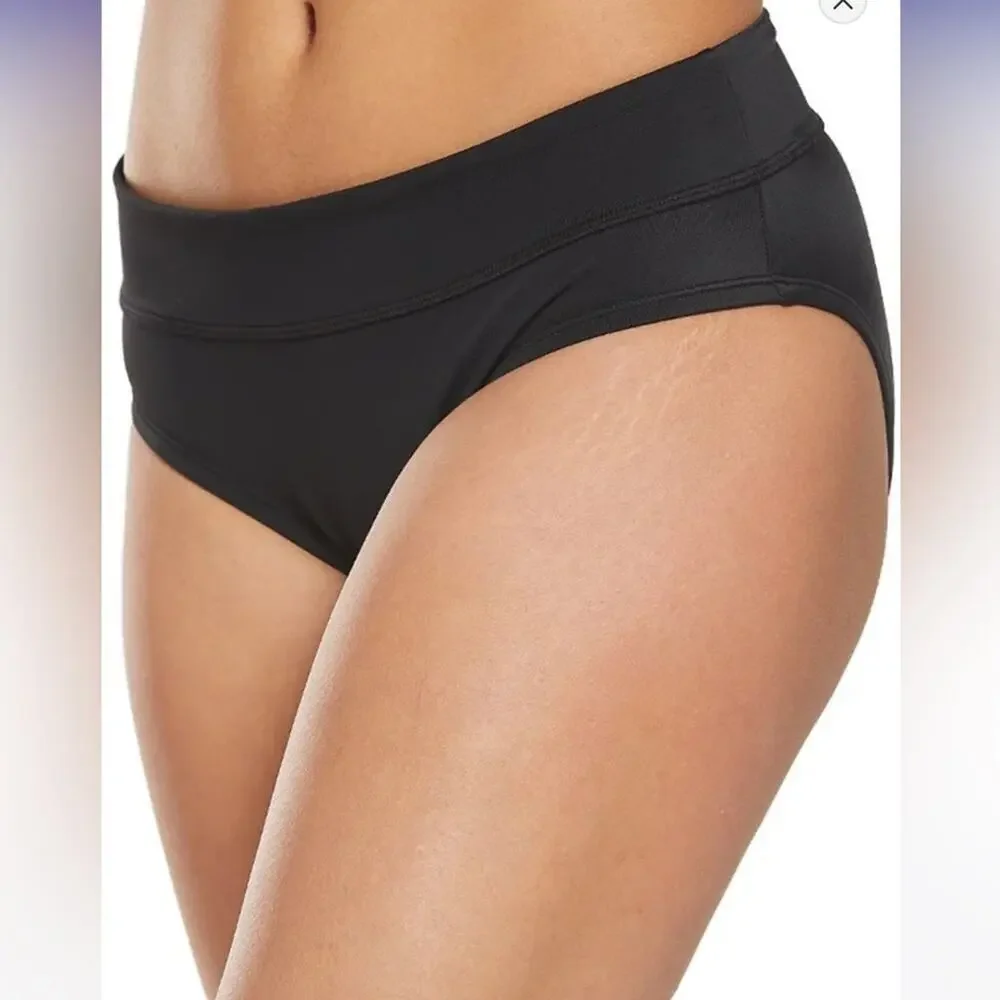 Nike Black Essential Full Bikini Bottom Size Extra Large XL